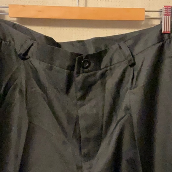 Elegant Black Straight Leg Women's Pants - Picture 2 of 4